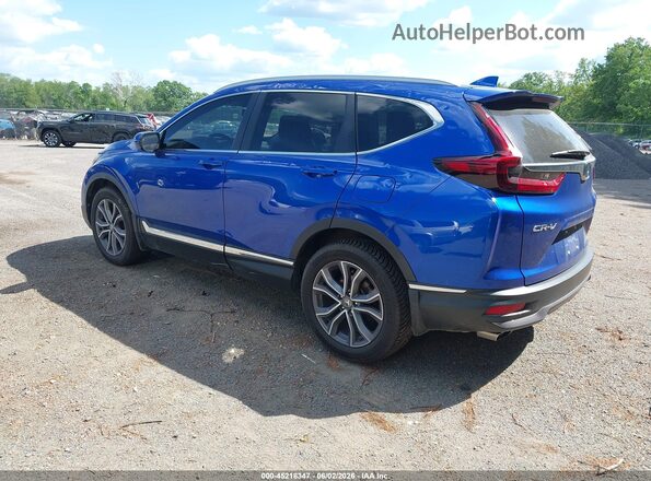 7FARW2H95NE007382 2022 HONDA CR-V Blue Rear left