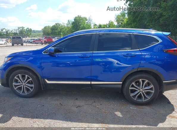 7FARW2H95NE007382 2022 HONDA CR-V Blue 360 interior view