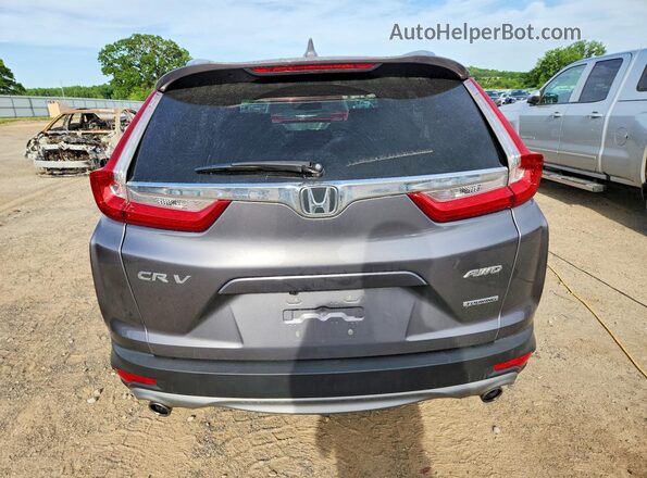 7FARW2H9XKE016865 2019 HONDA CR-V Gray Rear view