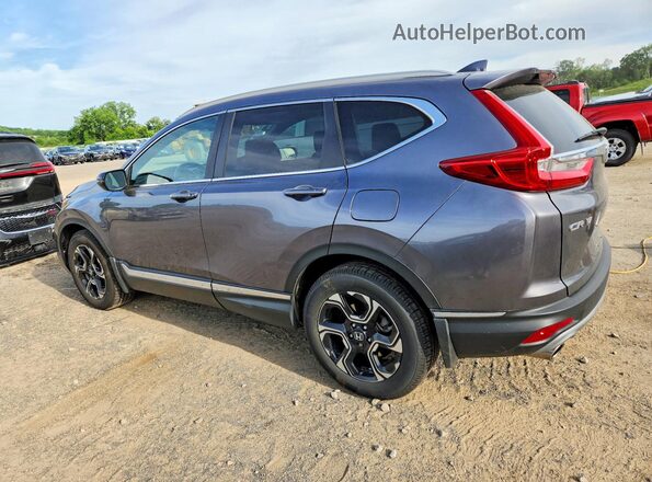 7FARW2H9XKE016865 2019 HONDA CR-V Gray Rear left