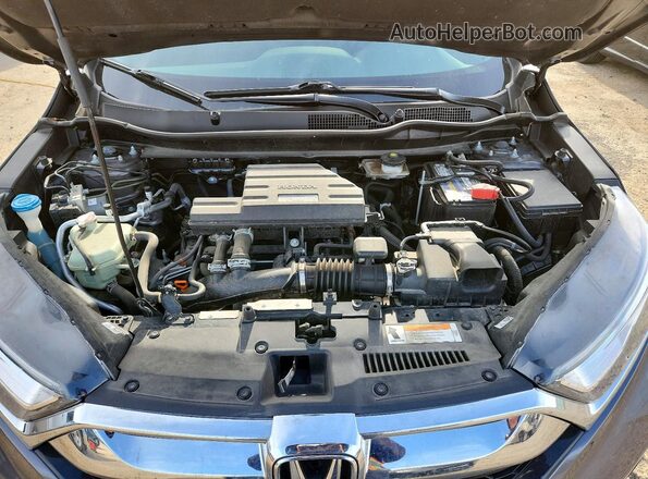 7FARW2H9XKE016865 2019 HONDA CR-V Gray Engine compartment view