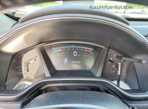 7FARW2H9XKE016865 2019 HONDA CR-V Gray Instrument cluster view