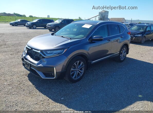 7FARW2H9XNE025635 2022 HONDA CR-V Gray Передня ліва чверть