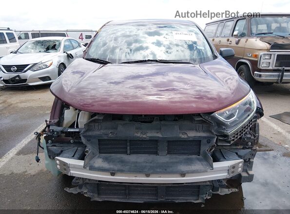 7FARW5H36HE014536 2017 HONDA CR-V Maroon Սարքավորումների վահանակի տեսք