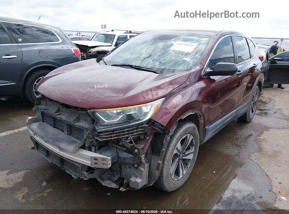 7FARW5H36HE014536 2017 HONDA CR-V Maroon Առջևի ձախ երեք քառորդ տեսարան