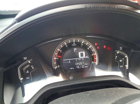 7FARW5H39HE010058 2017 HONDA CR-V Синий Вид щитка приборов