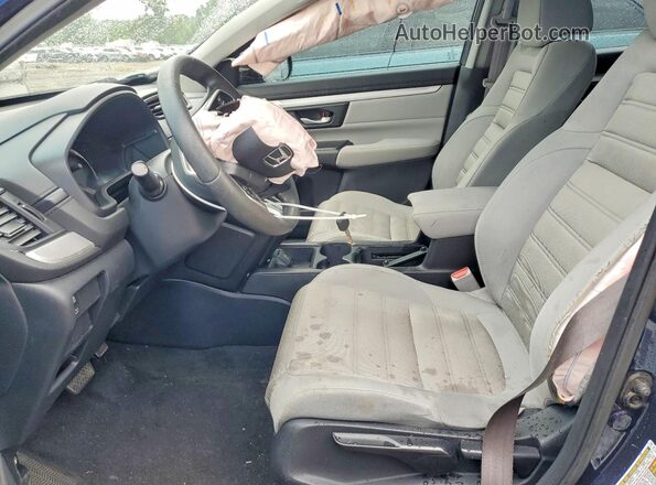 7FARW5H39HE010058 2017 HONDA CR-V Синий Вид салона спереди
