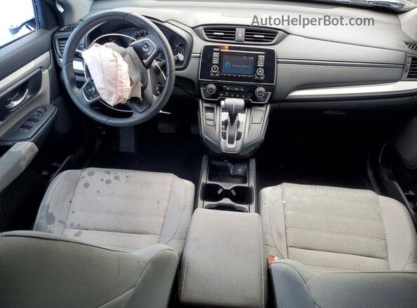 7FARW5H39HE010058 2017 HONDA CR-V Синий Вид панели приборов
