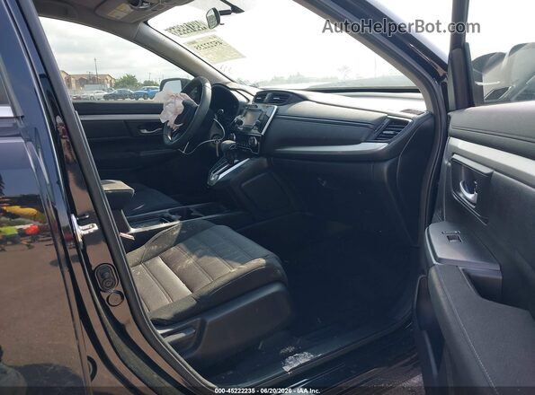 7FARW5H3XHE001370 2017 HONDA CR-V Черный Вид салона спереди