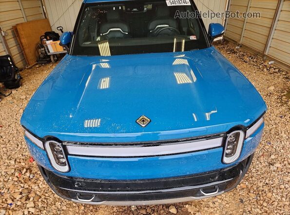 7FCTGAAAXPN026117 2023 RIVIAN R1T Blue Widok wnętrza z tyłu