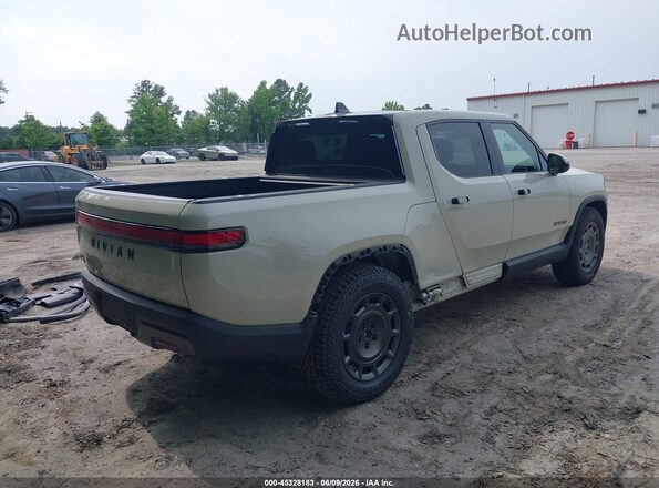 7FCTGCAA3SN040932 2025 RIVIAN R1T Cream Trasero derecho