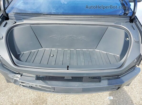7G2CEHED0RA053444 2024 TESLA CYBERTRUCK Blue Rear interior view