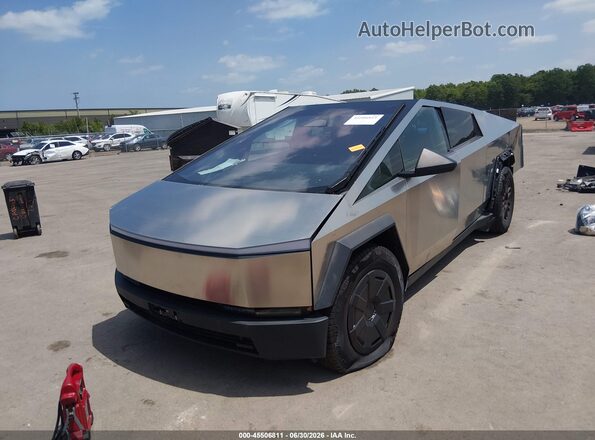 7G2CEHED0SA080939 2025 TESLA CYBERTRUCK Серый Передняя левая четверть