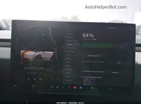 7G2CEHED0SA080939 2025 TESLA CYBERTRUCK Серый 