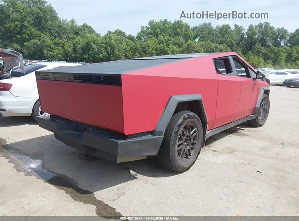 7G2CEHED1RA041609 2024 TESLA CYBERTRUCK Красный Задняя правая четверть