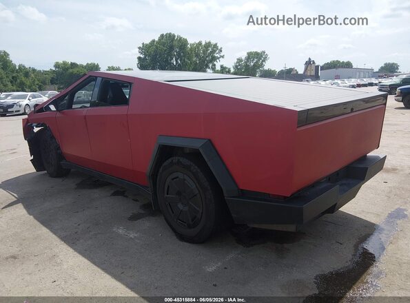 7G2CEHED1RA041609 2024 TESLA CYBERTRUCK Красный Задняя левая четверть