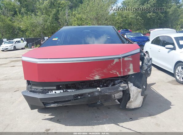 7G2CEHED1RA041609 2024 TESLA CYBERTRUCK Красный Вид задней части салона