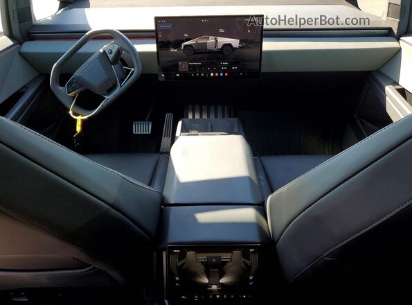 7G2CEHED6RA024210 2024 TESLA CYBERTRUCK Gray Vista del salpicadero