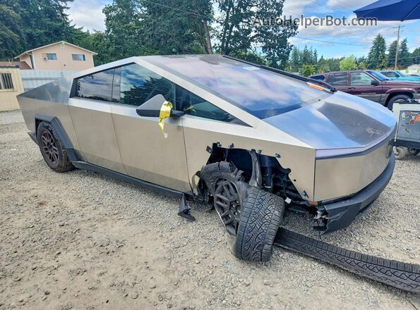 7G2CEHED7SA080047 2025 TESLA CYBERTRUCK Silver წინა მარჯვენა