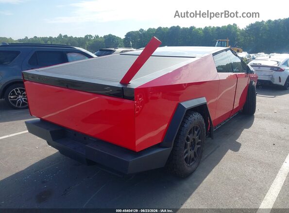 7G2CEHED8RA001642 2024 TESLA CYBERTRUCK Red Trasero derecho