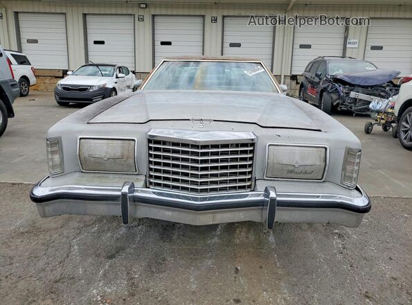 7G87F252558 1977 FORD THUNDERBIRD Beige Вид спереду
