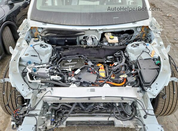 7JDEV3VL1SG020206 2025 VOLVO EX90 White Widok komory silnika