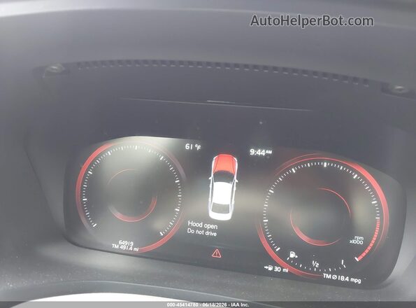 7JR102FK1LG041484 2020 VOLVO S60 White Widok tylnych siedzeń