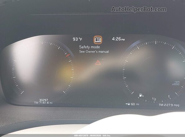 7JR102FK9MG094225 2021 VOLVO S60 Blue Vista de los asientos traseros