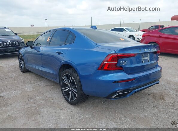 7JR102FM4MG092240 2021 VOLVO S60 Blue Задня ліва чверть