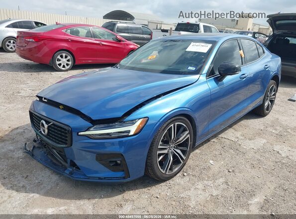 7JR102FM4MG092240 2021 VOLVO S60 Blue Передня ліва чверть