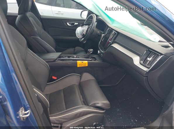 7JR102FM4MG092240 2021 VOLVO S60 Blue Вид салону спереду