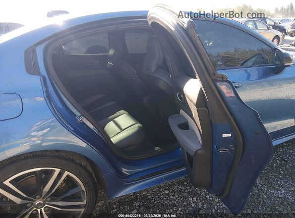 7JR102FM9MG103863 2021 VOLVO S60 Blue VIN sticker view
