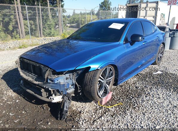 7JR102FM9MG103863 2021 VOLVO S60 Blue Front left