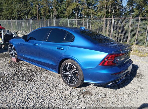 7JR102FM9MG103863 2021 VOLVO S60 Blue Rear left