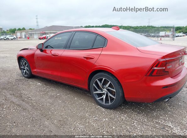 7JRA22TK0LG073082 2020 VOLVO S60 Red უკანა მარცხენა
