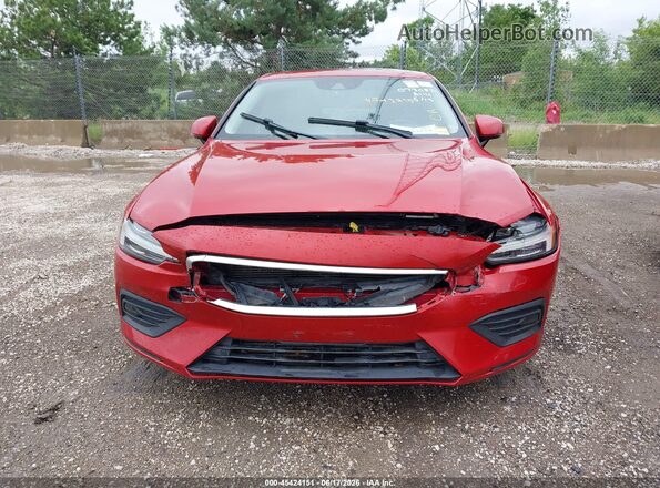 7JRA22TK0LG073082 2020 VOLVO S60 Red სალონის 360-გრადუსიანი ხედი