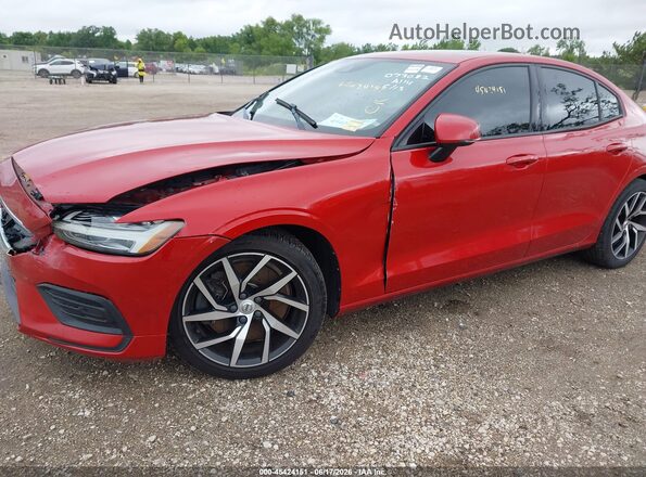 7JRA22TK0LG073082 2020 VOLVO S60 Red ხელსაწყოთა პანელის ხედი