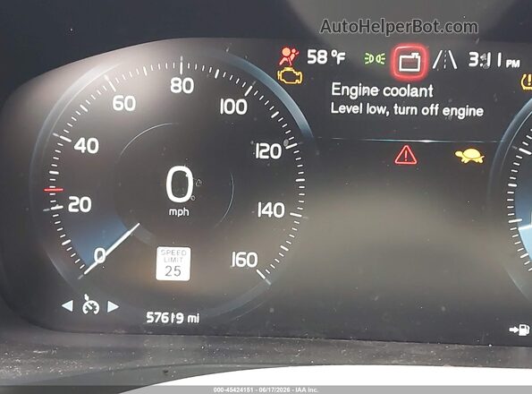 7JRA22TK0LG073082 2020 VOLVO S60 Red უკანა სავარძლების ხედი