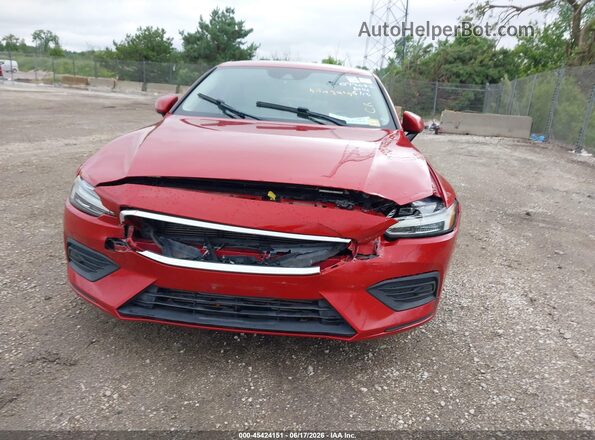 7JRA22TK0LG073082 2020 VOLVO S60 Red წინა ხედი