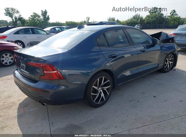7JRA22TK6LG045691 2020 VOLVO S60 Синий Задняя правая четверть