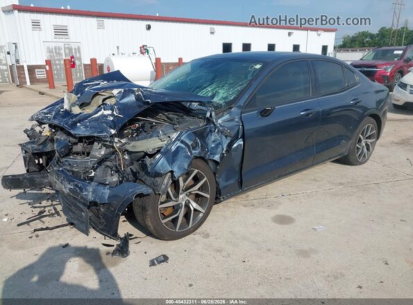 7JRA22TK6LG045691 2020 VOLVO S60 Синий Передняя левая четверть