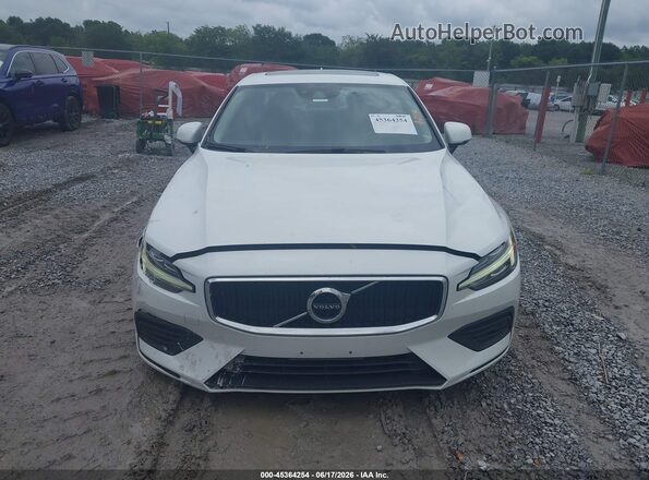 7JRA22TK9LG033535 2020 VOLVO S60 White ხელსაწყოთა პანელის ხედი