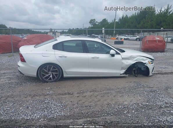 7JRA22TK9LG033535 2020 VOLVO S60 White უკანა სალონის ხედი