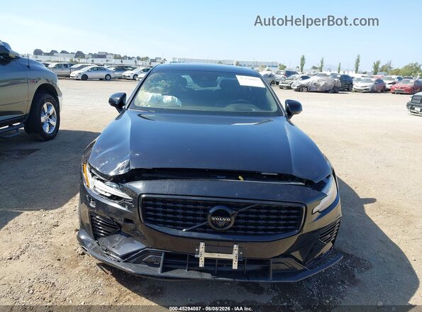 7JRH60FD3NG192400 2022 VOLVO S60 RECHARGE PLUG-IN HYBRID Black Առջևի վահանակի տեսք