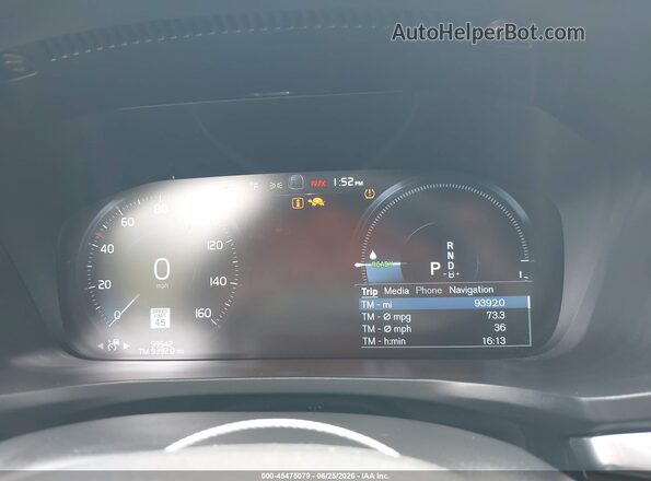 7JRH60FD5NG192477 2022 VOLVO S60 RECHARGE PLUG-IN HYBRID Black Vista de los asientos traseros