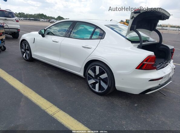 7JRH60FL4RG298206 2024 VOLVO S60 RECHARGE PLUG-IN HYBRID Белый Задняя левая четверть