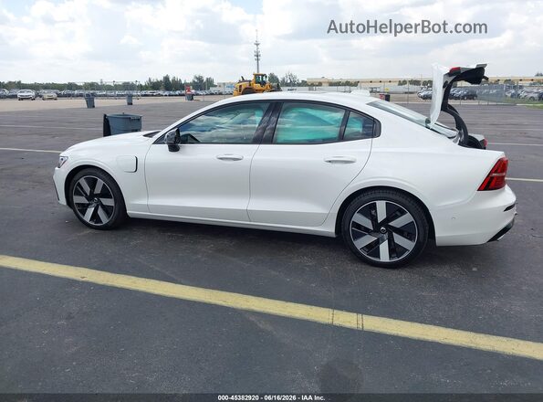 7JRH60FL4RG298206 2024 VOLVO S60 RECHARGE PLUG-IN HYBRID Белый Панорамный вид салона 360°