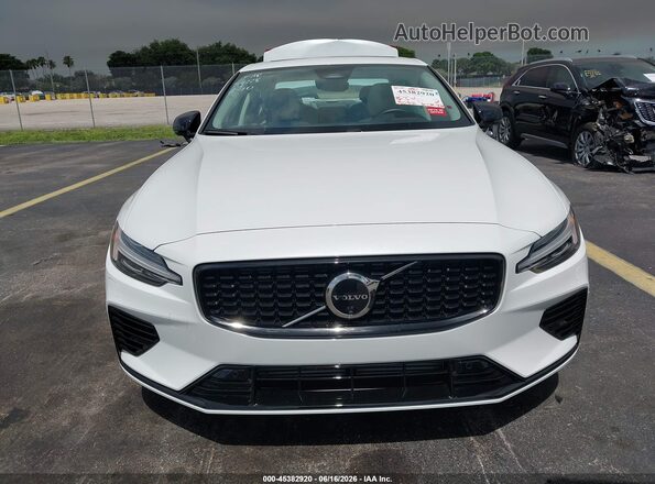 7JRH60FL4RG298206 2024 VOLVO S60 RECHARGE PLUG-IN HYBRID Белый Вид щитка приборов