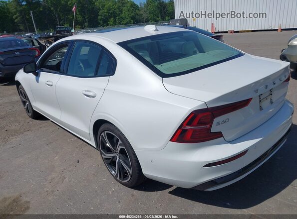 7JRL12TL0RG326575 2024 VOLVO S60 White Trasero izquierdo