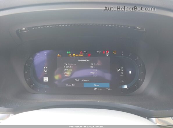 7JRL12TL0RG326575 2024 VOLVO S60 White Vista de los asientos traseros